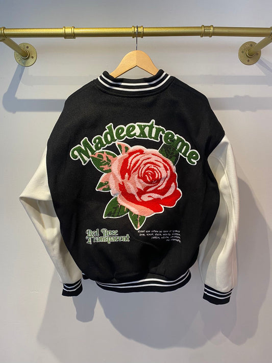 Made Extreme Rose Letterman Jacket